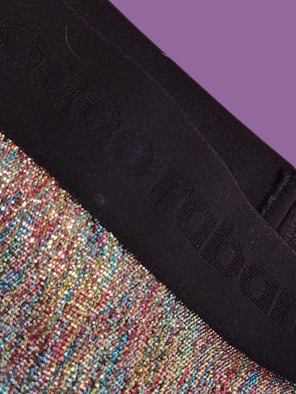 Paco Rabanne Bodyline Metallic Knit Leggings - Picture 2 of 6